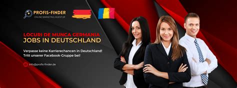 Locuri de muncă în Germania (Jobs in Deutschland) .